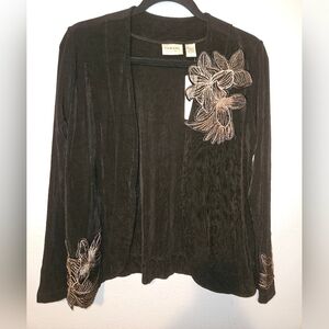 Chico's Travelers Open Front Cardigan